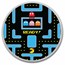 Ms.PAC-MAN™ Dual Mazes 1 oz Colorized Silver Round