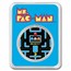 Ms.PAC-MAN™ Dual Mazes 1 oz Colorized Silver Round