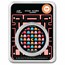 Ms.PAC-MAN™ Pixel Pattern 1 oz Colorized Silver Round