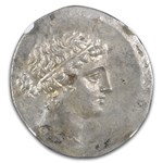 Myrina Aeolis Silver Tetradrachm (2nd cent. BC) Ch AU NGC (5/3)