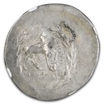Myrina Aeolis Silver Tetradrachm (2nd cent. BC) Ch AU NGC (5/3)
