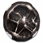 Mysia Parium AR Drachm (c. 500-450 BC) VF NGC