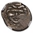 Mysia Parium AR Hemidrachm (c. 4th century BC) Ch Fine NGC