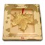 Nature's Gold Yellow Gold Maple Leaf Ornament
