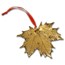 Nature's Gold Yellow Gold Maple Leaf Ornament