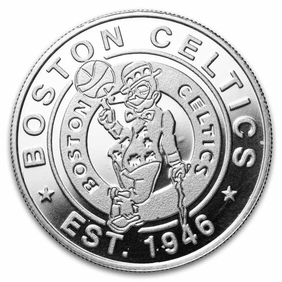 NBA Boston Celtics 1 oz Silver Round