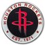 NBA Houston Rockets 1 oz Silver Colorized Round (w/Box)