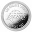 NBA Los Angeles Lakers 1 oz Silver Round (w/Box)