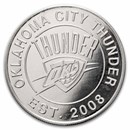 NBA Oklahoma City Thunder 1 oz Silver Round