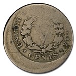 ND Liberty Head V Nickel Good-06 PCGS (Struck 20% Off-Center)