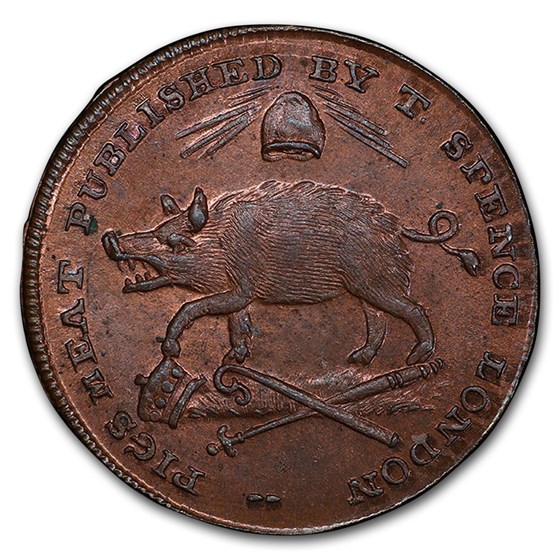 (ND) Middlesex Spence's Farthing Conder Token MS-65 PCGS (R/B) (ND) Middlesex Spence's Farthing Conder Token MS-65 PCGS (R/B)