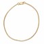 Nebü 22K Gold 1.6 mm 17 cm Flat Curb Chain Bracelet