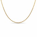 Nebü 22K Gold 2.3 mm 16" Rope Chain