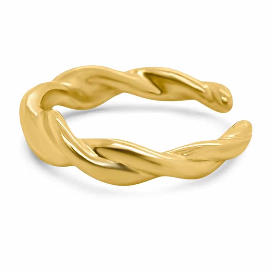 Nebü 24K Braided Ring