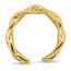 Nebü 24K Braided Ring