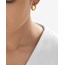 Nebü 24K Classic Smooth Hoop Earring