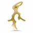 Nebü 24K Coral Branch Charm
