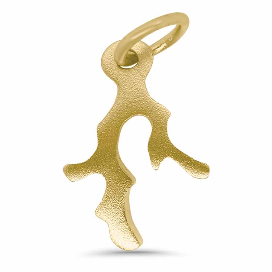 Nebü 24K Coral Branch Charm