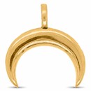 Nebü 24K Crescent Moon Pendant