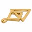 Nebü 24K Diamond and Arrow Pendant