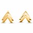 Nebü 24K Double V Stud Earrings
