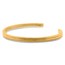 Nebü 24K Gold Grooved Double Banded Bracelet