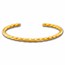 Nebü 24K Gold Twist Bullion Bangle