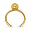 Nebü 24K Golden Ball Ring