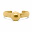 Nebü 24K Golden Ball Ring