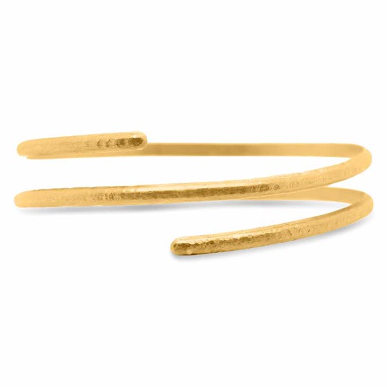 Nebü 24K Hammered Infinite Spiral Bracelet Nebü 24K Hammered Infinite Spiral Bracelet