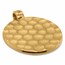 Nebü 24K Hammered Medallion Pendant