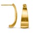 Nebü 24K Hammered Obelisk Earring
