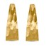 Nebü 24K Hammered Obelisk Earring