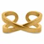 Nebü 24K Modern Infinity Ring