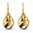 Nebü 24K Molten Drop Earring