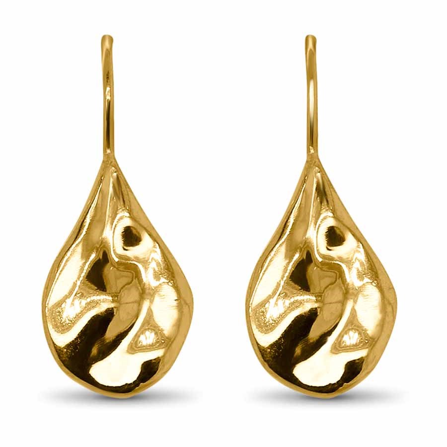 Nebü 24K Molten Drop Earring