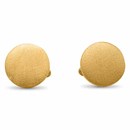 Nebü 24K Textured Disc Cufflinks