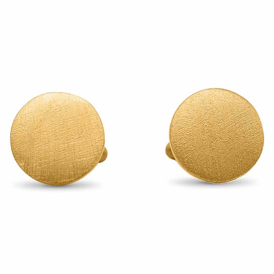 Nebü 24K Textured Disc Cufflinks Nebü 24K Textured Disc Cufflinks