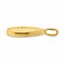 Nebü 24K Textured Drop Pendant