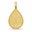 Nebü 24K Textured Drop Pendant