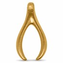 Nebü 24K Wishbone Pendant