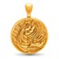 Nebü 24K Zodiac Pendant: Aquarius