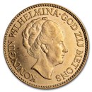Netherlands Gold 10 Gulden (Random) Average Circ