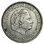 Netherlands Silver 2 1/2 Gulden Average Circ (ASW .3472)