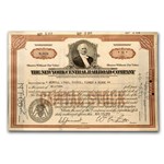 New York Central Railroad Co. Vanderbilt Portrait Stock - (Brown)