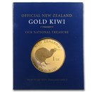 New Zealand 1 oz Gold Kiwi .9999 (In Blue Assay Card)
