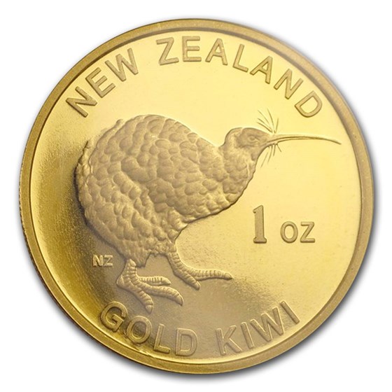 New Zealand 1 oz Gold Kiwi .9999 (No Assay) New Zealand 1 oz Gold Kiwi .9999 (No Assay)