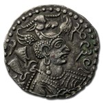 Nezak Huns Silver Dirhem (515-650 AD) VF