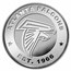 NFL Atlanta Falcons 1 oz Silver Round (w/Box)