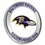 NFL Baltimore Ravens 1 oz Silver Colorized Round (w/Box)